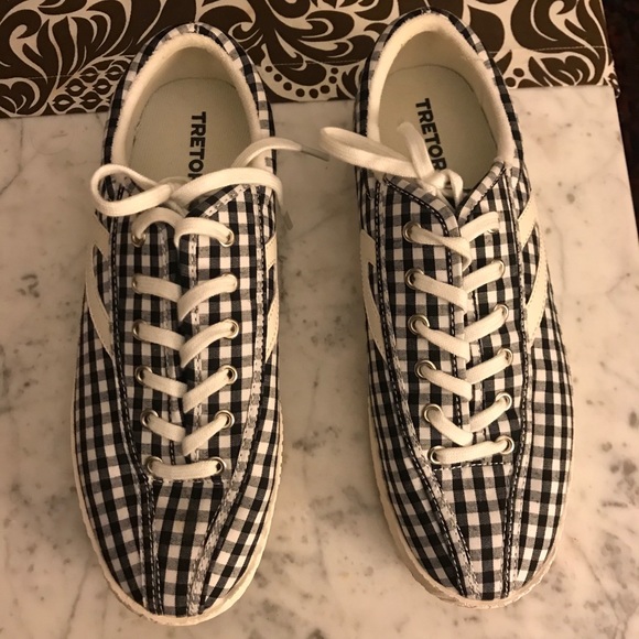 tretorn gingham sneakers